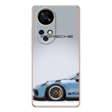 Чохол з авто Порше для Ulefone Note 17 Pro – Блакитний Порше