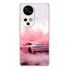 Чохол з авто Порше для Ulefone Note 17 Pro – Рожевий Порше
