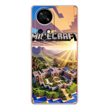 Чехол с картинками Майнкрафт для Нот 17 Про – Minecraft