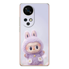 Чохол з принтом Лабубу для Ulefone Note 17 Pro – Фіолетовий Лабубу