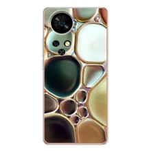Мраморний чехол на Ulefone Note 17 Pro (VPrint) (Радужний Мрамор)