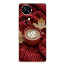 Чохол з унікальним дизайном 'Осінь з кавою' для Ulefone Note 17 Pro – Кава на ковдрі