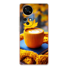 Чохол з унікальним дизайном 'Осінь з кавою' для Ulefone Note 17 Pro – Кава з жовтим