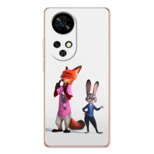 Силиконовый чехол с принтом Зоотрополіс для Ulefone Note 17 Pro – Джуди и Ник