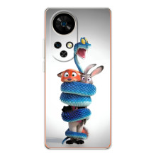 Силиконовый чехол с принтом Зоотрополіс для Ulefone Note 17 Pro – Змея Зоо