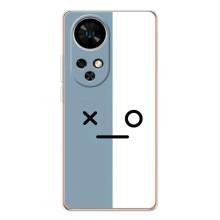 Чохли (ТПУ) (смішні стікери) для Ulefone Note 17 Pro – Сіро-білий