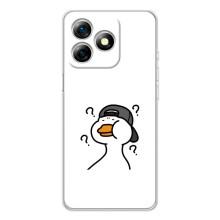 Бампер с принтом Мемы для Ulefone Note 18 Pro – Непонимание