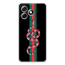 Чехлы Бренд GUCCI для Ulefone Note 18 Pro – Змей Гуччи