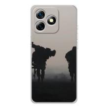 Чехлы на военную тематику для Ulefone Note 18 Pro – Бой солдат