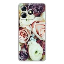 Чехлы с принтом Розочки для Ulefone Note 18 Pro – Букет РОЗ