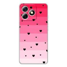 Чехлы с тематикой "Маленькие Сердечки" на Ulefone Note 18 Pro – Чорные сердечки