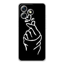 Чохол (Знак сердечка) для Ulefone Note 18 Pro – Сердечко на чорному
