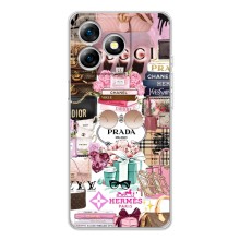 Чохол (Dior, Prada, YSL, Chanel) для Ulefone Note 18 Pro (Брендb)