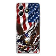 Чехол Флаг USA для Ulefone Note 18 Pro – Флаг USA