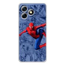 Силиконовый Чехол для Ulefone Note 18 Pro (Человек Паук)