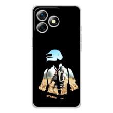 Силиконовый чехол с картинкой "Герой Pubg" на Ulefone Note 18 Pro – Пубг мен