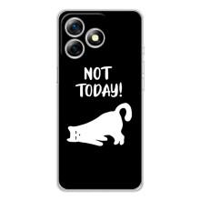 Бампер с изображением Котиков для Ноте 18 Про – Not Today