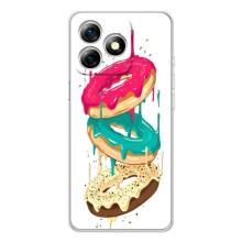 Чехол с изображением  вкусной еды для Ulefone Note 18 Pro – Сочные пончики