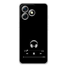 Чохол з картинками на чорному фоні для Ulefone Note 18 Pro – Плеєр