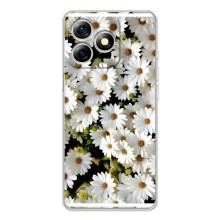 Чехол с ромашками на Ulefone Note 18 Pro – Рамка в ромашках