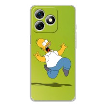 Чехол с Симпсонами для Ulefone Note 18 Pro (VPrint) (Гомер Симпсон)