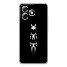 Чехол Супергерой Человека Паука на Ulefone Note 18 Pro – Лого паука