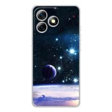 Чехол (ТПУ) с планетами на Ulefone Note 18 Pro – Космический вид