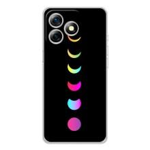 Чехол (ТПУ) с планетами на Ulefone Note 18 Pro – Полнолуние
