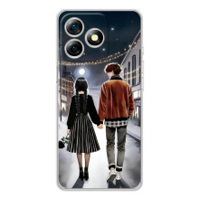 Чехол с дизайном Венздей 2 на Ulefone Note 18 Pro – Уэнсдей и Тайлер