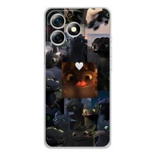 Чехол как приручить дракона на Ulefone Note 18 Pro – Дракон коллаж