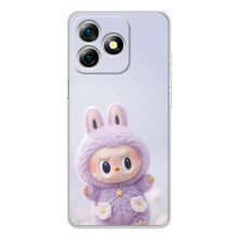Чохол з принтом Лабубу для Ulefone Note 18 Pro – Фіолетовий Лабубу