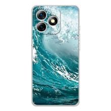 Летний Чехол на Ulefone Note 18 Pro – Морская волна