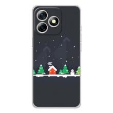 Силиконовый бампер на рождество для Ulefone Note 18 Pro – Город зимний