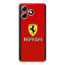 Силіконовий бампер з картинкою машини на Ulefone Note 18 Pro – Ferrari Logo