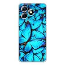 Силіконовий бампер з картинкою звірів для Ulefone Note 18 Pro (Крила метеликів)