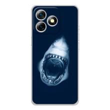 Силіконовий бампер з картинкою звірів для Ulefone Note 18 Pro (Пащу Акули)