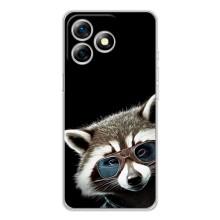 Силиконовый Чехол с Енотами на Ulefone Note 18 Pro – Стильный Енот