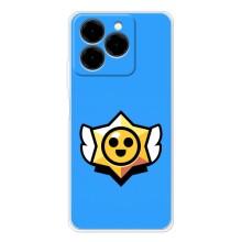 Бампер (ТПУ) с принтом Brawl Stars на Ноте 20 Про – Значок