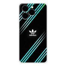 Чехлы Адидас для Ulefone Note 20 Pro (AlphaPrint) – Адидас с полосами