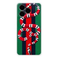 Чехлы ГУЧЧИ для Нот 20 Про (AlphaPrint) – Gucci змия