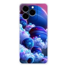 Чохли КОСМОС  на Ulefone Note 20 Pro – Сині планети
