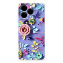 Чехлы с Цветами для Ulefone Note 20 Pro (VPrint) – Цветочный дизайн