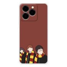 Чехлы с Гарри Поттером для Ulefone Note 20 Pro (AlphaPrint) (Гарри с друзьями)