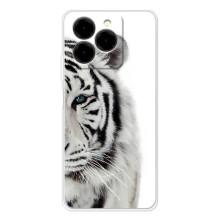 Чехлы с картинками животных Ulefone Note 20 Pro (Белый Тигр)