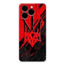 Чехлы УПА (Красно-Чёрный) на Ulefone Note 20 Pro – Герб в цвете УПА
