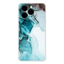 Чехол для Нот 20 Про - с принтом (Дизайнерские) (AlphaPrint) (Бирюзовый мрамор)