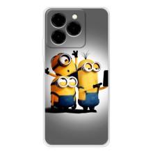 Чехол для Ребёнка на Нот 20 Про (VPrint) (Три миньона)