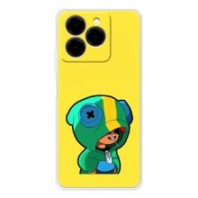 Чехол Бравл Старс для Ulefone Note 20 Pro – Леон (LEON)