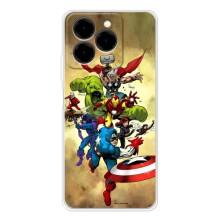 Чехол МАРВЕЛ для Нот 20 Про (AlphaPrint) (Герои Марвел)