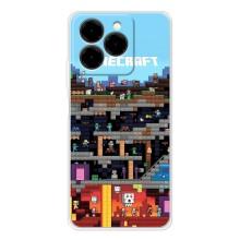 Чохол Майнкрафт на Ulefone Note 20 Pro (AlphaPrint) Minecraft